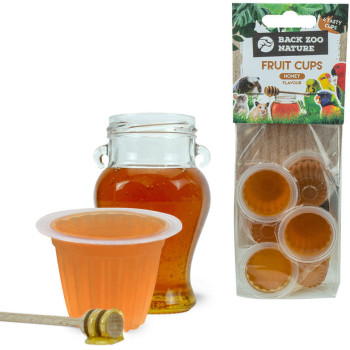 Geleia de frutas com mel - Taça de frutas - (6 potes) - Back Zoo Nature