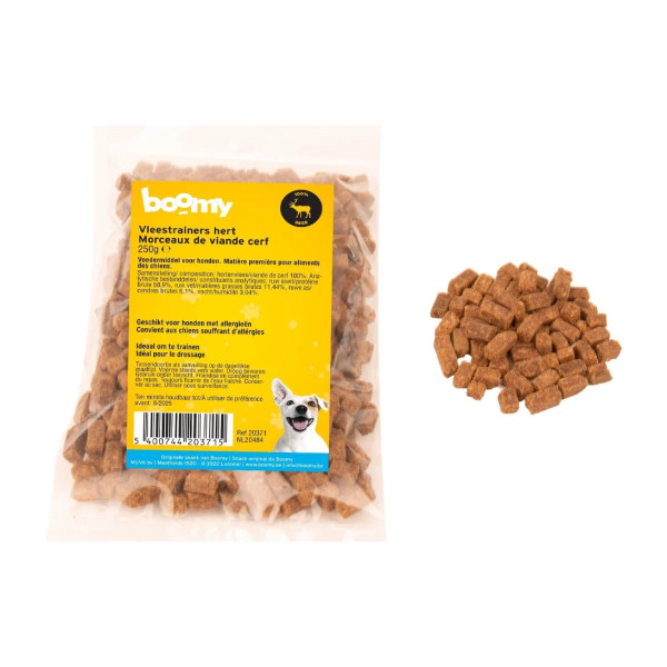 Pedaços de carne de cervo 250g - Boomy