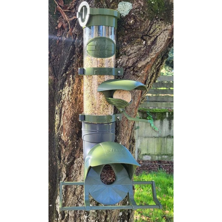 Comedero Exterior para Aves Silvestres gran capacidad 3kg - Evena Comedero Exterior para Aves Silvestres gran capacidad 3kg - Evena