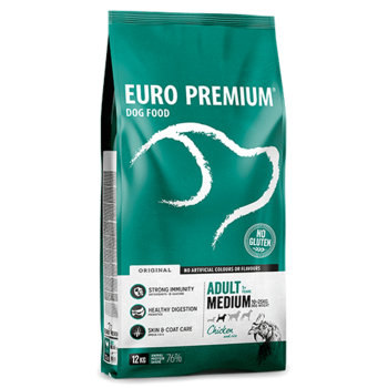 Adult Medium Chicken & Rice 3kg - Croquettes pour chien de taille moyenne - Euro Premium