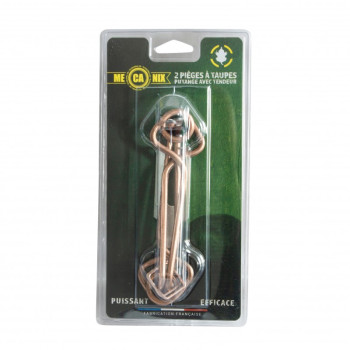Armadilhas para toupeiras com tensor - 2 peças