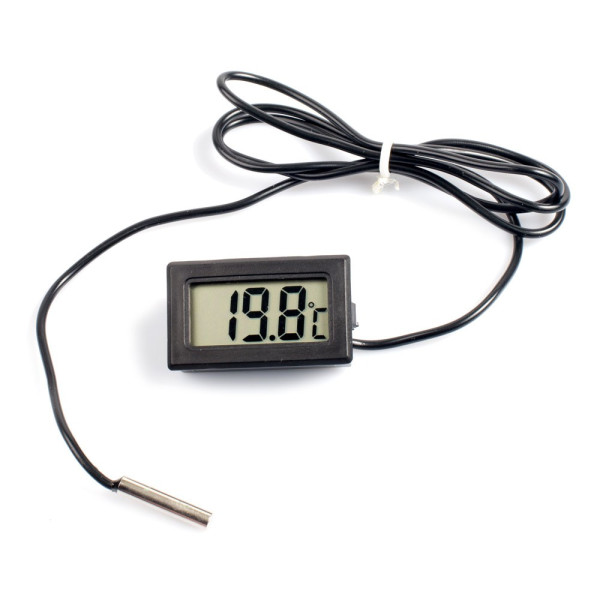 Digitale thermometer, zwart