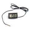 Digitales Thermometer, schwarz Digitales Thermometer, schwarz