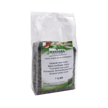Micro Zwarte Zonnebloem 1kg - Manitoba