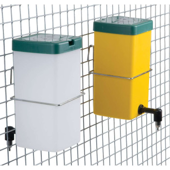 Bebedouro pipeta 1L com tampa articulada e anel de fixação