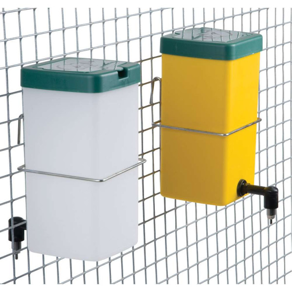 Bebedouro pipeta 1L com tampa articulada e anel de fixação