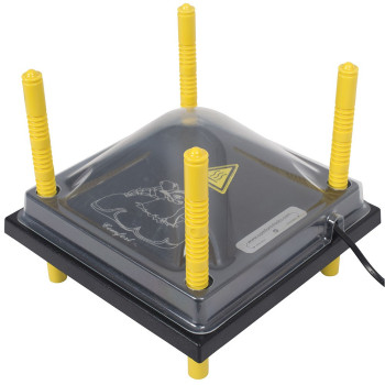 Coperchio protettivo in plastica per piastra riscaldante per pulcino 25x25cm