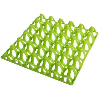 Grünes Tablett für 30 Hühnereier