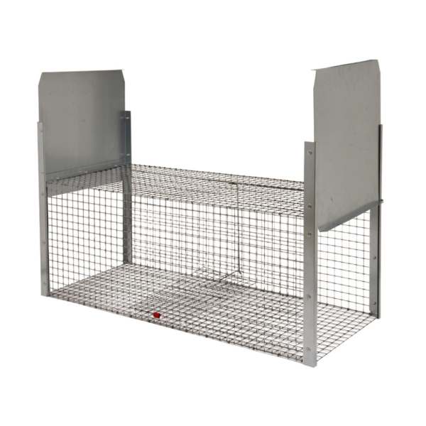 Trappola per animali da cortile a 2 porte - 120x38x40 cm