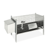Stackable rabbit hutch with 2 compartments and 1 nest Stackable rabbit hutch with 2 compartments and 1 nest
