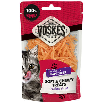 Lanières de poulet pour chat 60g