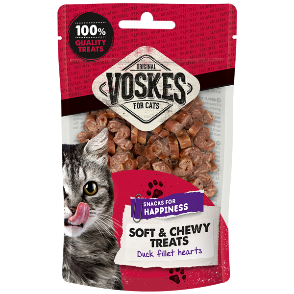 Duck hearts for cats 60g