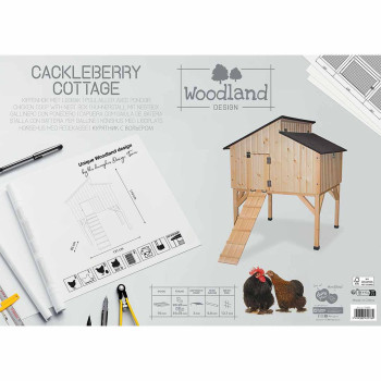 Chicken coop cottage - 131x83x114cm