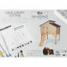 Pollaio cottage - 131x83x114cm Pollaio cottage - 131x83x114cm