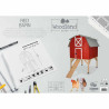 Pollaio granaio rosso - 92x95,5x130 cm Pollaio granaio rosso - 92x95,5x130 cm