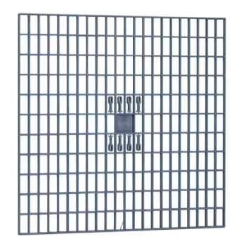 Plastic grid with snap-on feet for pigeonhole locker - 38 x 38cm