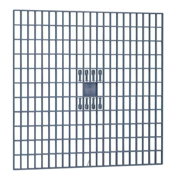 Plastic grid with snap-on feet for pigeonhole locker - 38 x 38cm