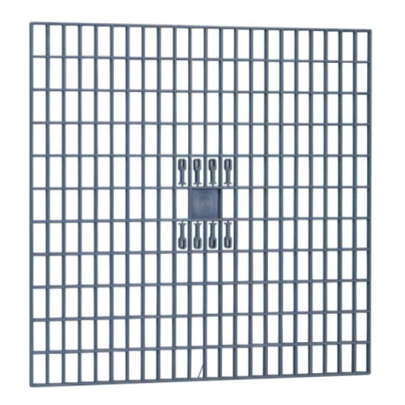 Grade em plástico com pés encaixáveis para caixa de pombo - 38 x 38cm Grade em plástico com pés encaixáveis para caixa de pombo - 38 x 38cm