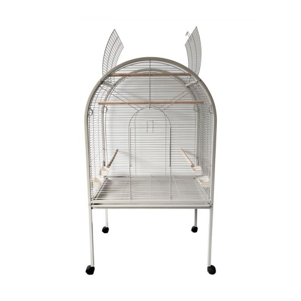 Cage perroquet arrondie 85 x 54 x 156 cm