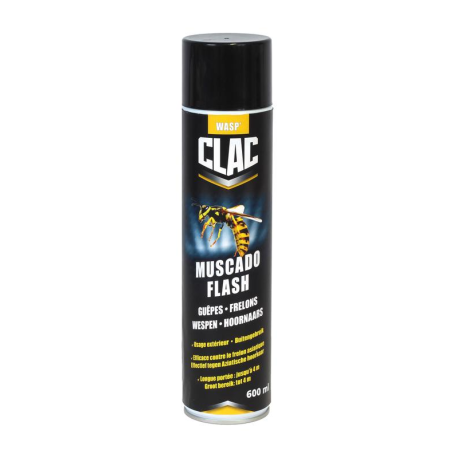 Insecticide en aérosol pour guêpes et frelons 600ml - Muscado Insecticide en aérosol pour guêpes et frelons 600ml - Muscado
