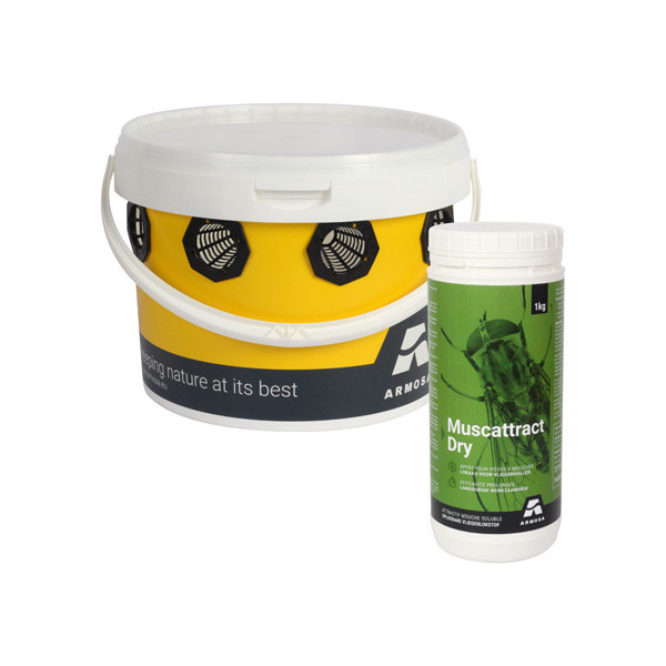 Armadilha para moscas de grande capacidade - Kit de armadilha Muscado