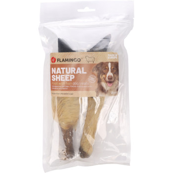Sheep's foot with hair - 2 pieces