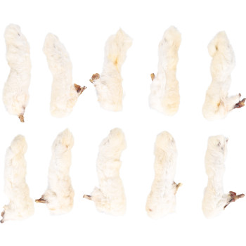 Patas de coelho com pelos 200g
