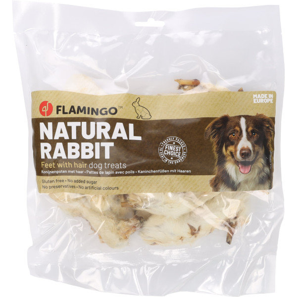 Patas de coelho com pelos 200g