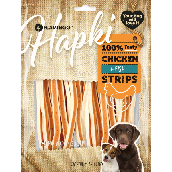 Sushi strips with chicken and fish 400g - Hapki