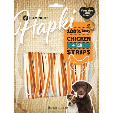 Sushi strips met kip en vis 400g - Hapki Sushi strips met kip en vis 400g - Hapki