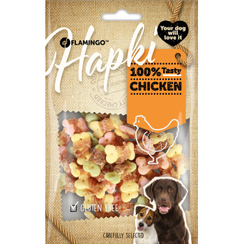 Piccoli biscotti con pollo 85g - Hapki