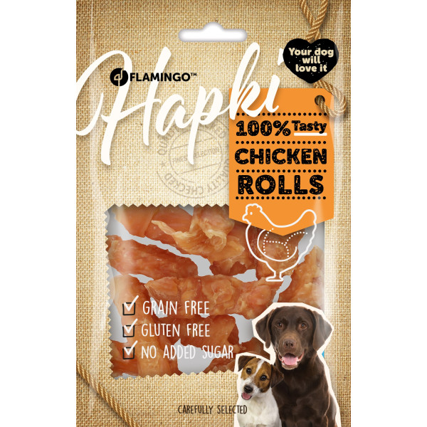 Rouleaux de poulet 85g - Hapki