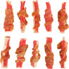 Palito com caranguejo e frango 85g - Hapki Palito com caranguejo e frango 85g - Hapki