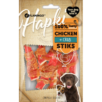 Palito com caranguejo e frango 85g - Hapki