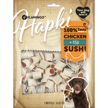 Rotoli di sushi con pollo e pesce 400g - Hapki