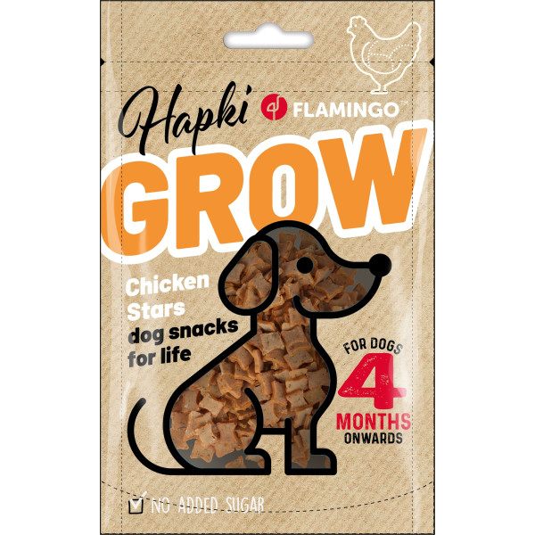Estrelas de frango 85g - Hapki Grow