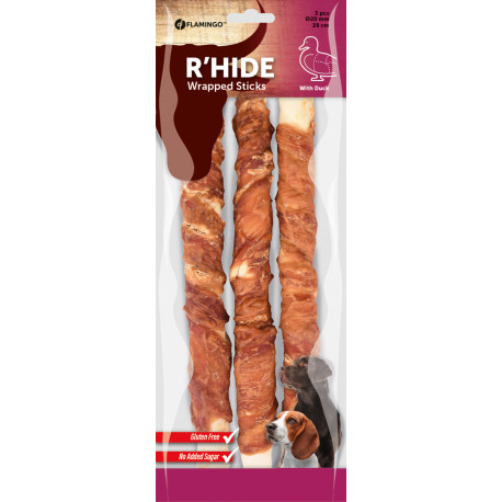 Bâtonnet avec canard 280g - 28cm - 3 pièces Bâtonnet avec canard 280g - 28cm - 3 pièces