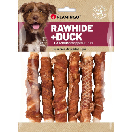 Bâtonnet avec canard 180g - 15cm - 6 pièces