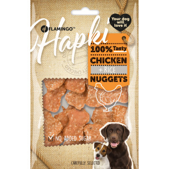 Nuggets de frango e arroz 85g - Hapki