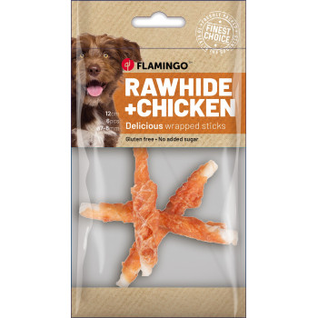 Palito com frango 70g - 12cm - 6 peças