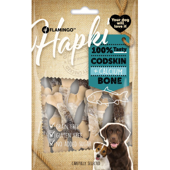 Os de calcium avec peau de poisson 85g - Hapki