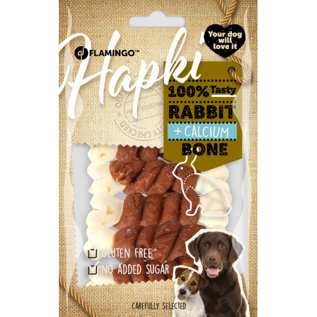 Os de calcium avec lapin 85g - Hapki