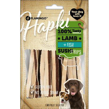 Strisce di sushi con agnello e pesce 85g - Hapki