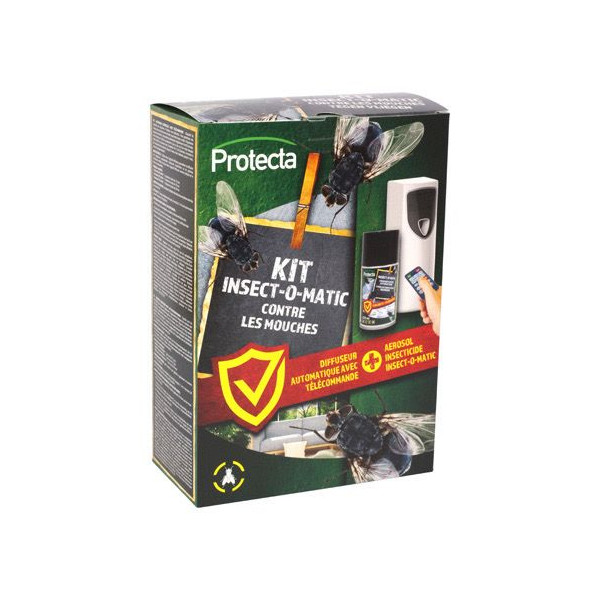 Kit insect-o matic - Diffuseur d'insecticides +  1 aérosol 250ml