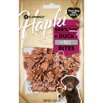 Pedaços de pato e arroz 85g - Hapki