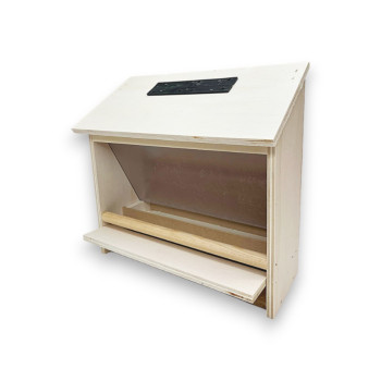 Autonomer Reisender - Taubenfutterspender mit Trichter - 26 x 10 x 26 cm