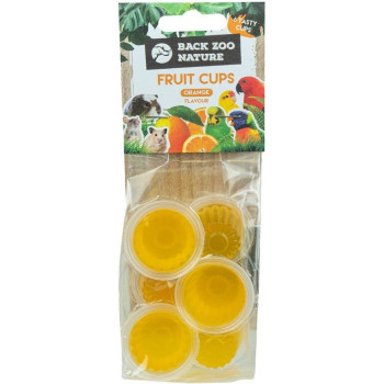 Orange fruit jelly - Fruit cup - (6 pots) - Back Zoo Nature