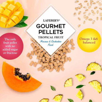 Tropical Fruit gourmet pellets Ara 567g