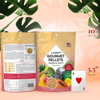 Tropical Fruit gourmet pellets Perroquet 567g