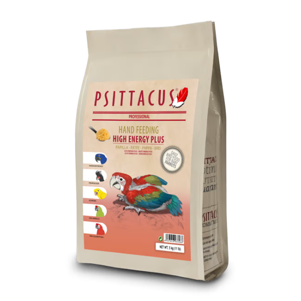 Hand Feeding High Energy Plus 5kg - Psittacus - Extruded for Parrot